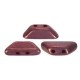 Les perles par Puca® Tinos beads Opaque Mix Amethyst Gold Ceramic Look 03000/15726